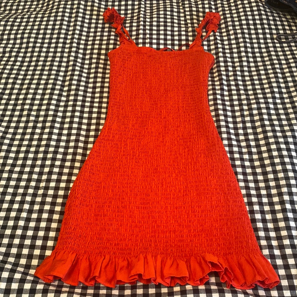 Red dress
